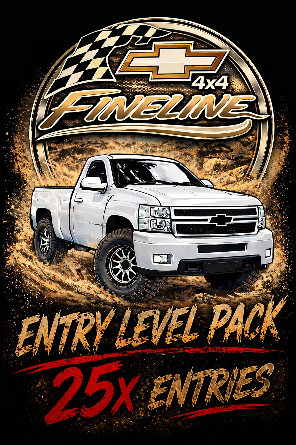 5. ENTRY LEVEL PACK - 25X ENTRIES STICKER