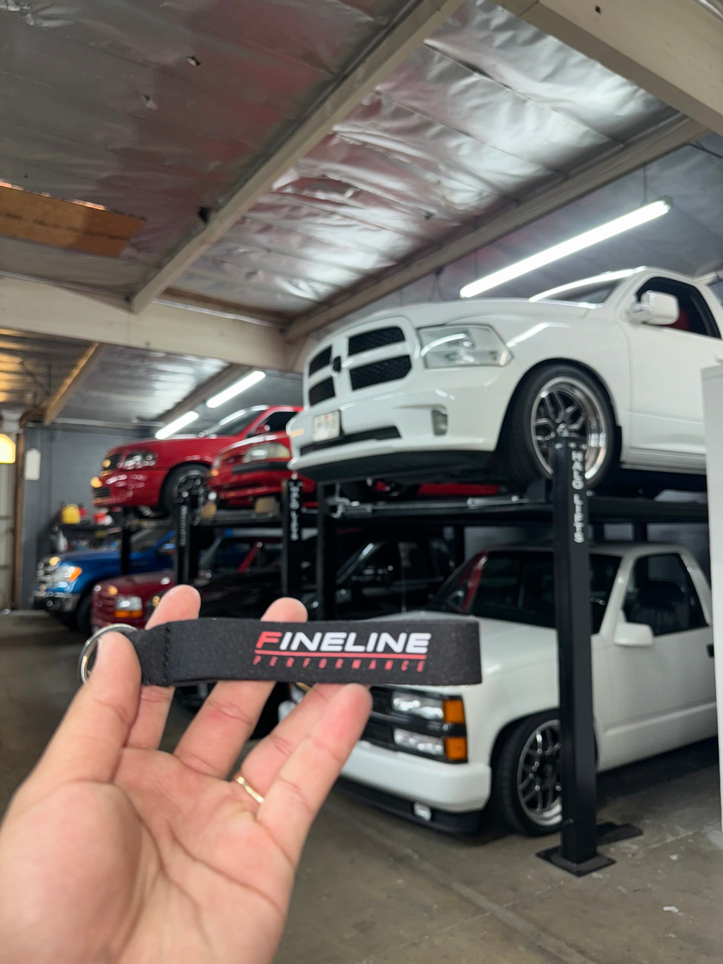 DOUBLE SIDED FINELINE KEYCHAIN