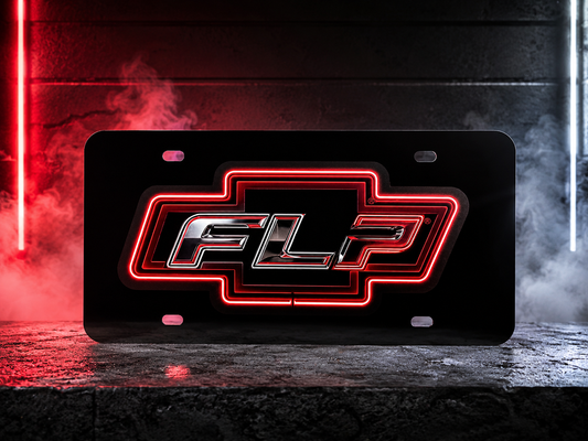 CHEVY FLP LICENSE PLATE