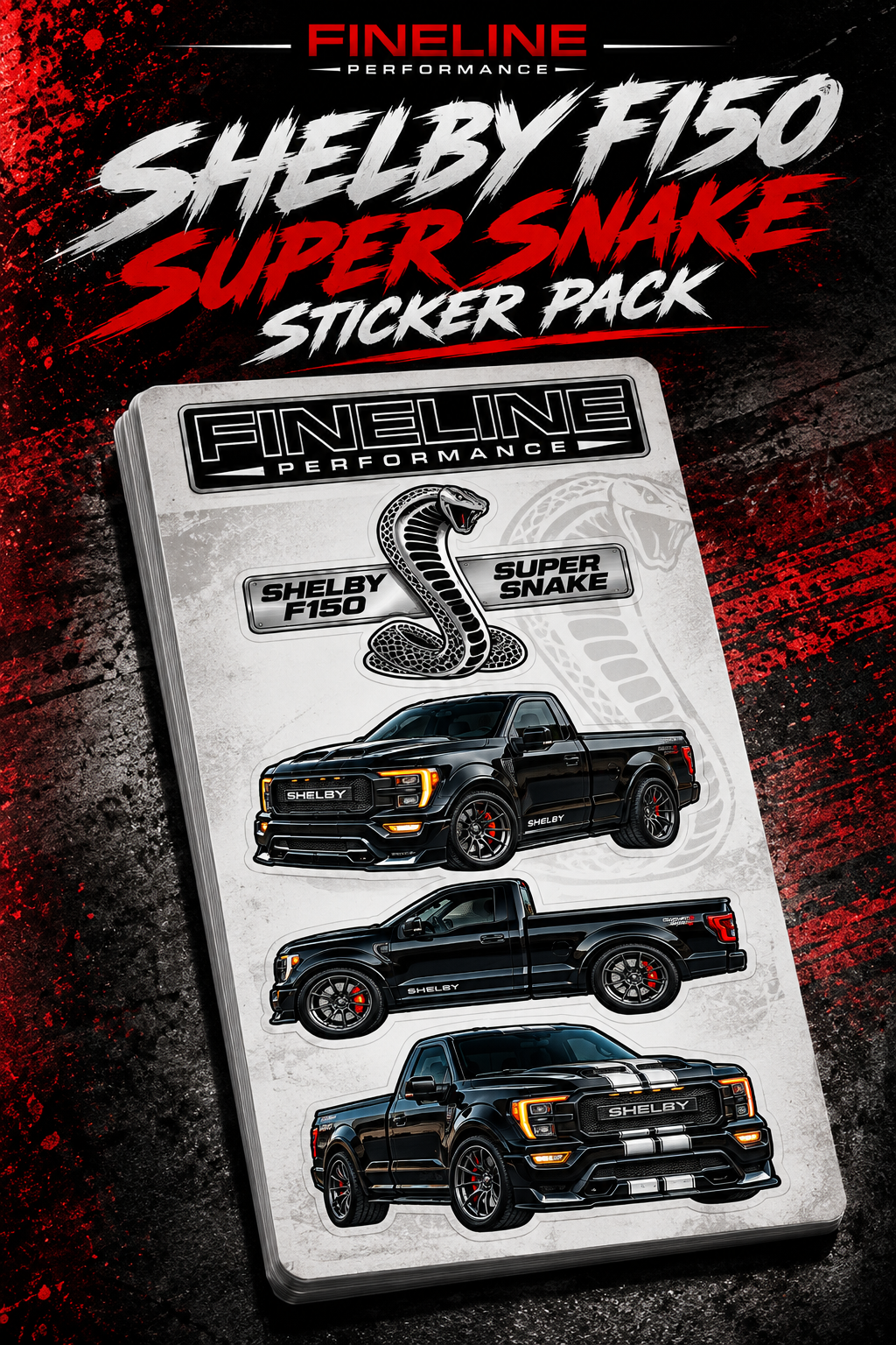 SHELBY SUPER SNAKE STICKER PACK - 25X ENTRIES