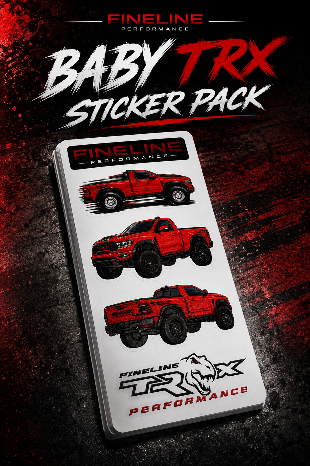 BABY TRX STICKER PACK - 100x ENTRIES
