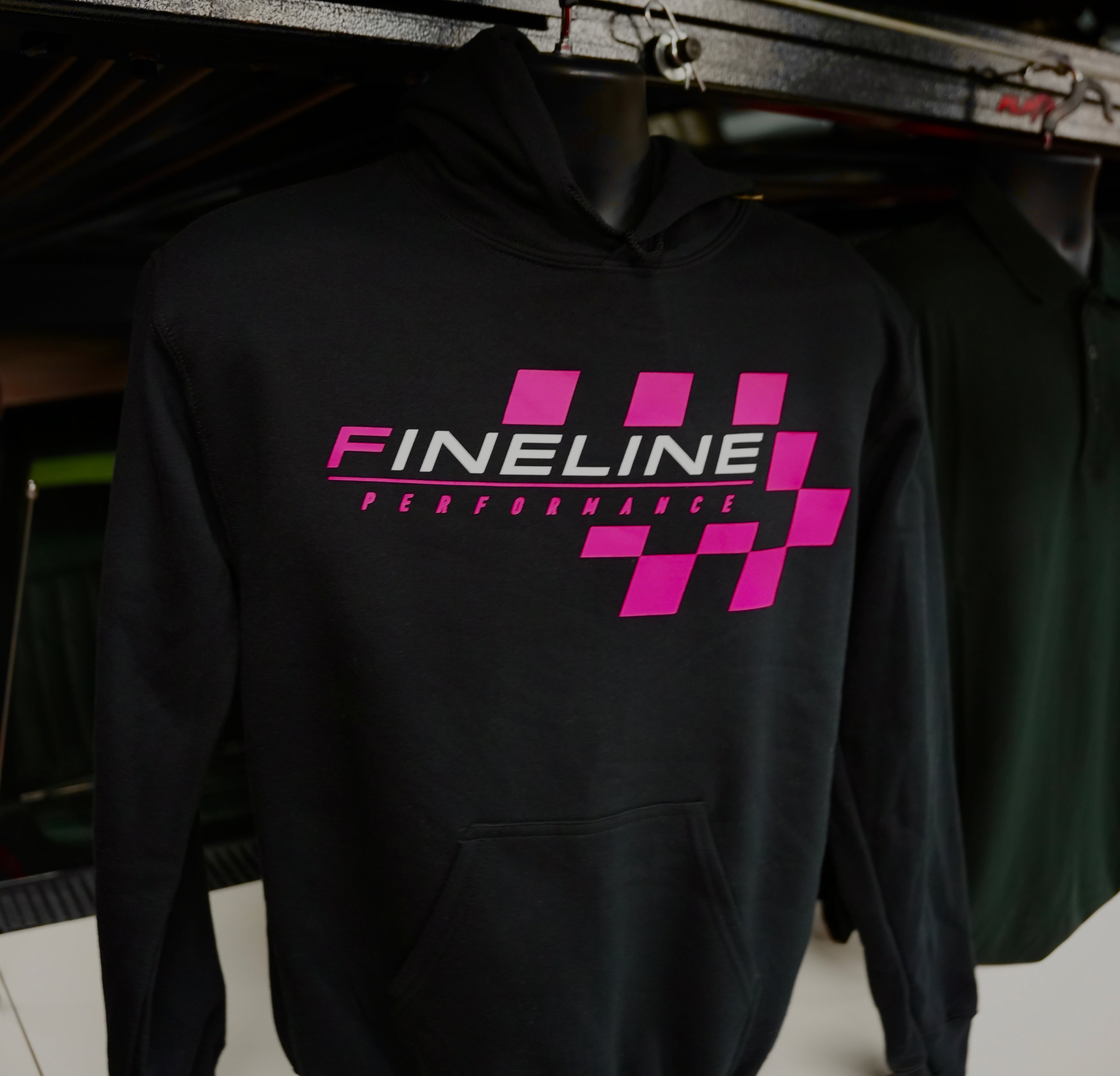 PINK CHECKERED HOODIE